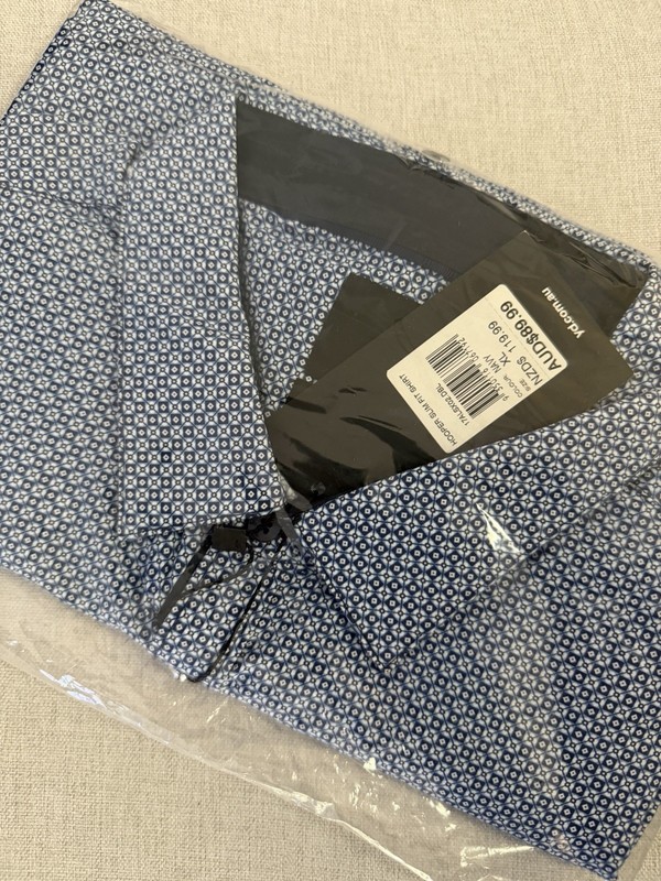 YD Navy Button-Up Brand New