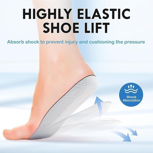 Shoe Insoles Inserts Pad Invisible Height Increase Heel Lift Taller Men Women gallery
