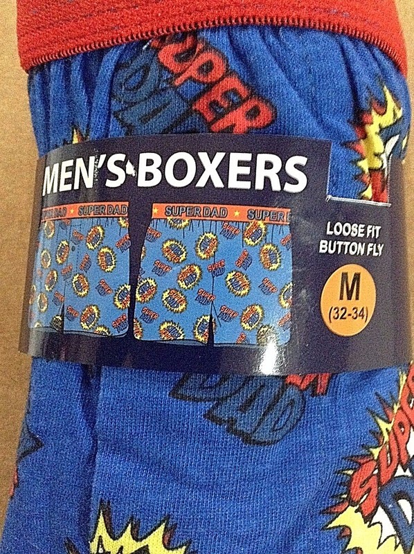 Super Dad, #1 Dad, or #1 Grandpa Boxers Men’s M, L, XL, OR 2XL Holiday Gift! NWT
