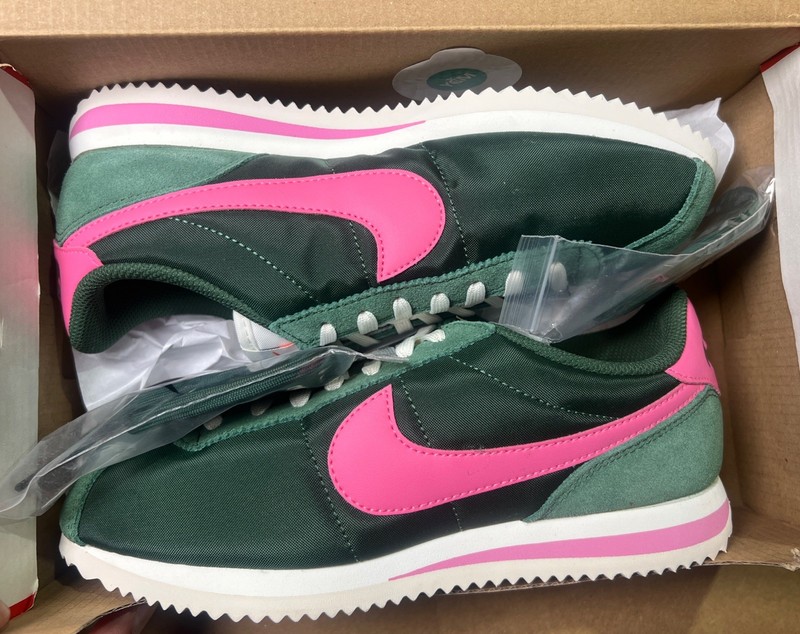 Women's Nike Cortez FIR/Pinksicle-Sail (IF1764 300) Sz 6.5 gallery