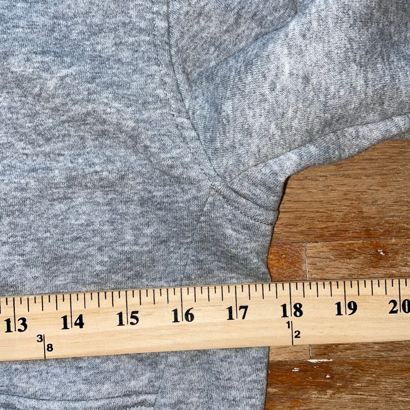 Nike Sportswear Club Fleece Youth Pullover Hoodie Gray Size Large gallery