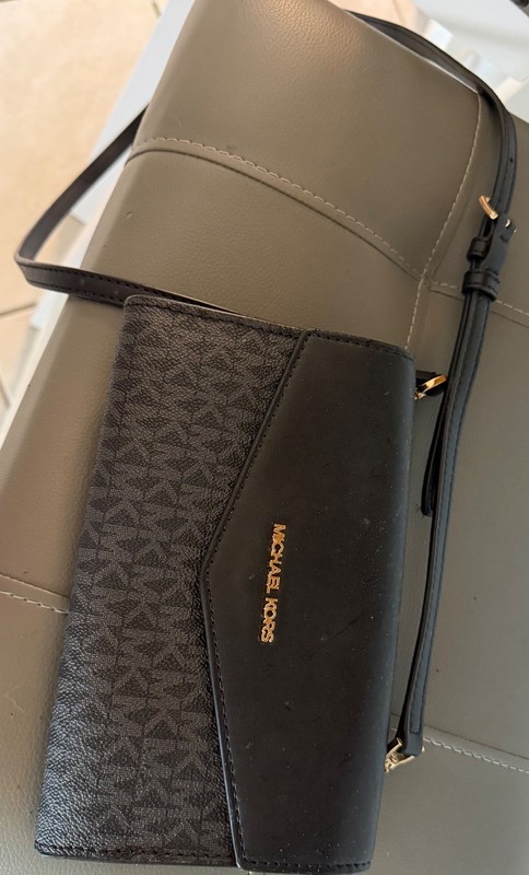 Michael Kors signature crossbody/clutch