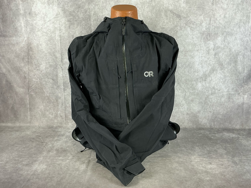 Outdoor Research Mens Carbide Snow Jacket M Water/Wind-Proof Black