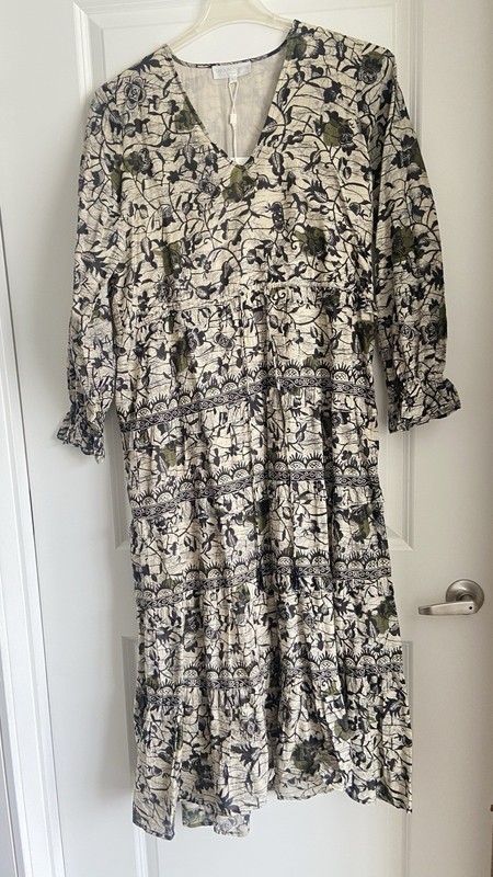 NWT Caroline Constas Dress Multi Size L