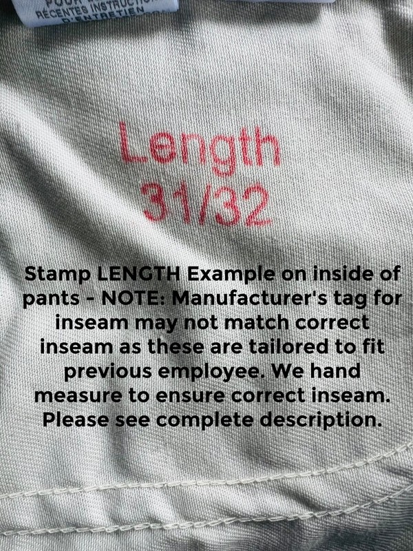 Used Uniform Work Pants Cintas Redkap Unifirst G&K Dickies and others BLACK gallery