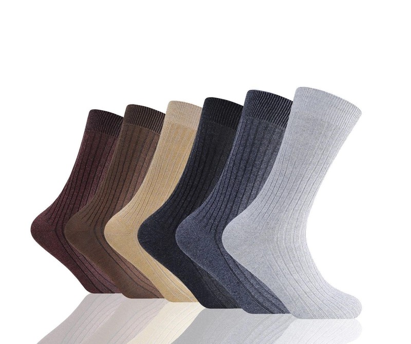 12 Pairs Mens Non Elastic 100% Pure Cotton Socks Comfort Soft Grip Diabetic gallery