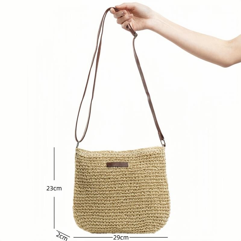 Ladies Fashion Summer Straw Crossbody Bag Women Beach Holiday gallery