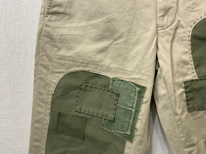 Polo Ralph Lauren Chinos, Size W32, Repaired and Customised, Beige gallery