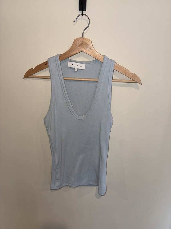 One Mile The Label Amelia Tank Ice Large AU12