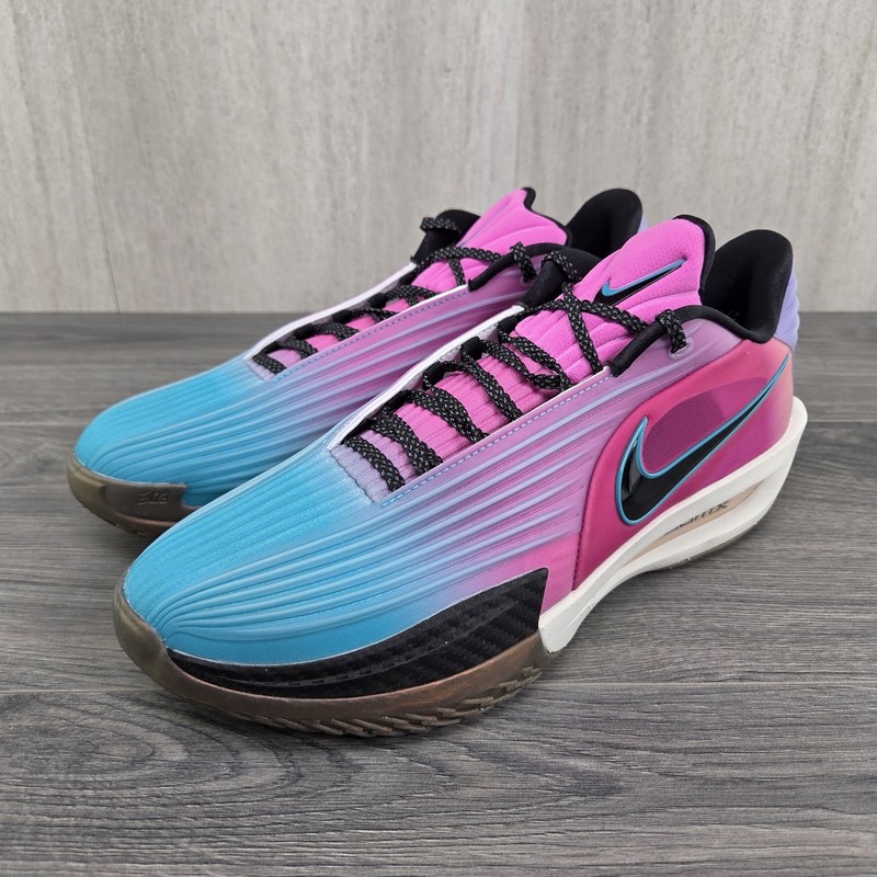 Nike Air Zoom GT Cut 3 Turbo South Beach Size 8.5 Mens Blue Basketball Shoes gallery