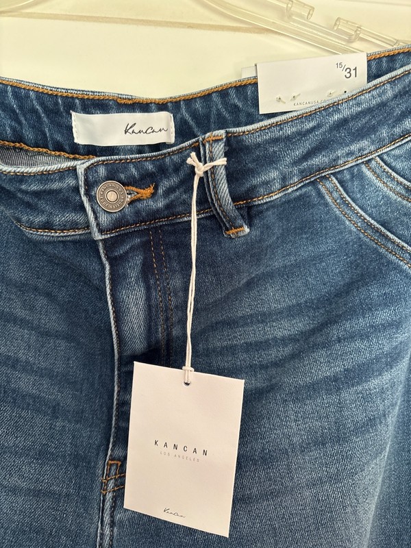 KANCAN Ultra High Rise Holly Flare 15/31. Brand new, tags on, never worn gallery