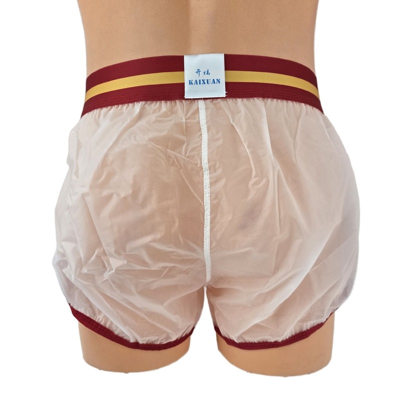 Boxer Briefs Plastic Sheer Red Waistband (L) gallery
