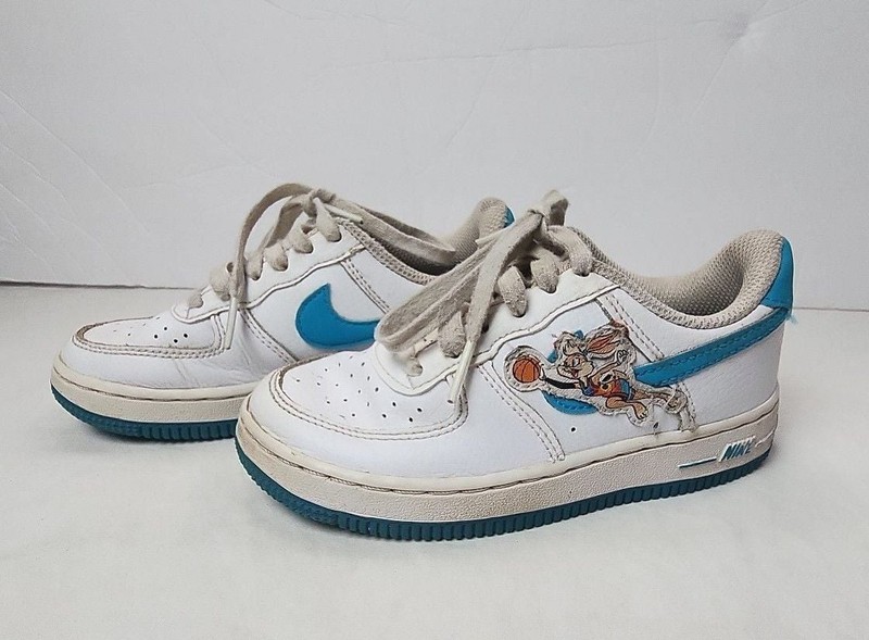 Nike Air Force 1 Low Space Jam ‘Hare’ Bugs & Lola Bunny Shoes size 11C