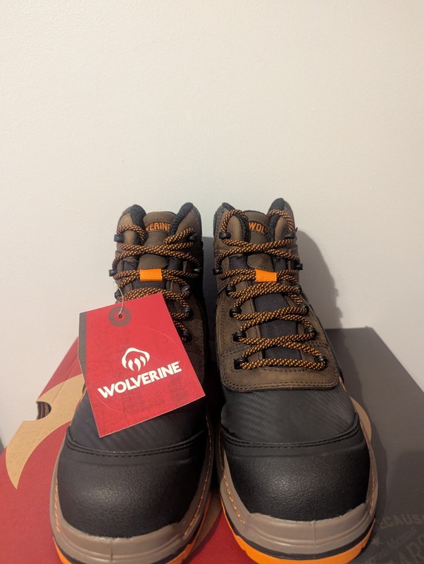 Wolverine Overpass CM Men's Boot, Size 10M Brown + bonus mega comfort insoles gallery