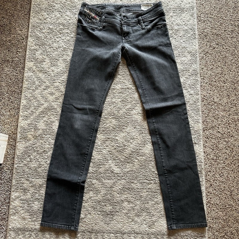 RARE Vintage Diesel Matic Jeans 26 Low Rise Wash 008j7 Y2K Tunisia