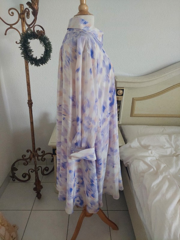 3 Dresses by Roberto Cavalli Kaftan Dress Silk Chiffon Zebra Multicolor. gallery