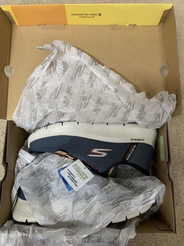 Skechers US8.5 Shoes Men Slip ins Go Walk Slate Memory Foam Comfort 216332 gallery