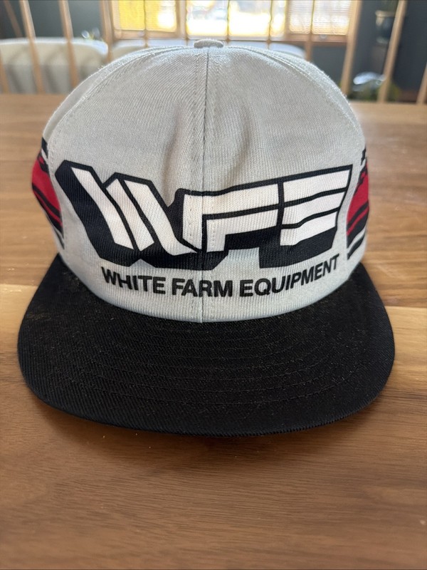 VTG WFE White Farm Equipment Full Foam Snapback Hat Louisville Mfg. Co. USA z