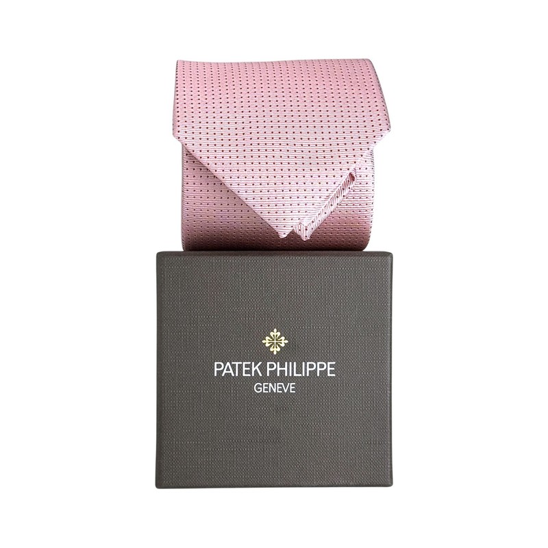 Patek Philippe tie bow pink 100% silk 2019 silk tie necktie pink