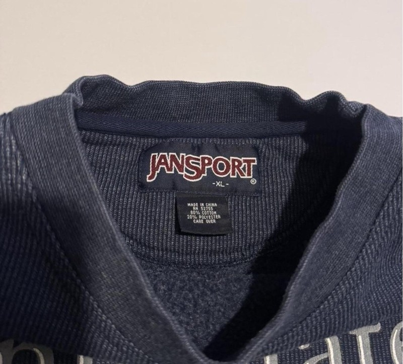 Penn State University Jansport Thermal Crewneck Sweatshirt XL Blue gallery