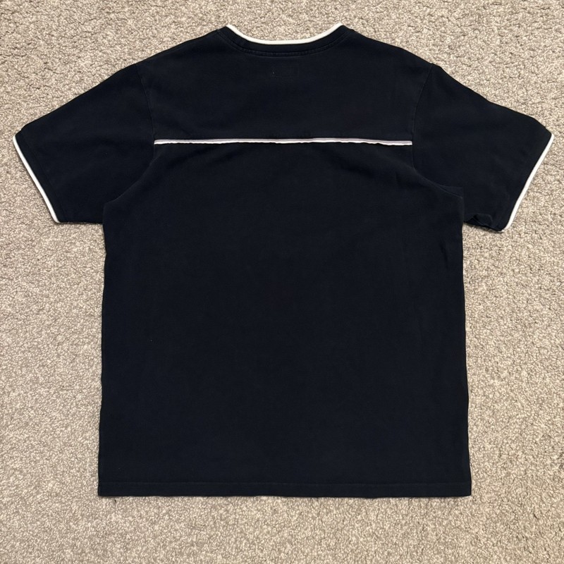 Supreme Contrast Yoke Pique Top Black Size Large gallery