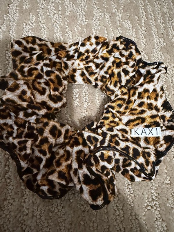 KAXI Leopard Print Hair Scrunchie gallery