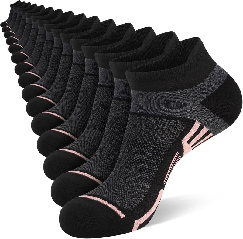 shnn 15 Pairs Womens Ankle Socks Lightweight Breathable Casual Low Cut Socks for