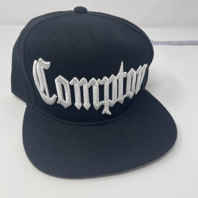 Compton L.O.G.A Leader Generation Apparel Snapback Hat Black