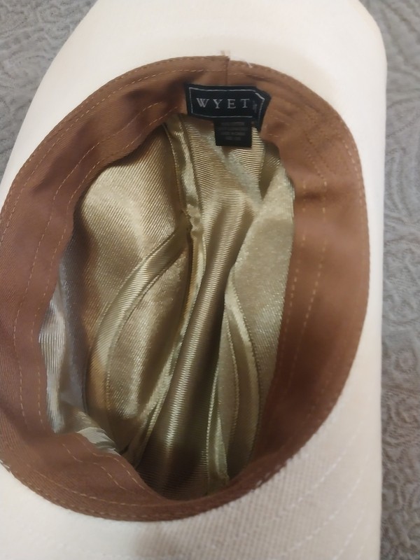 Wyeth Ivory Corduroy Cowgirl Hat Sz. 0/S 100% cotton Spot clean only Western gallery