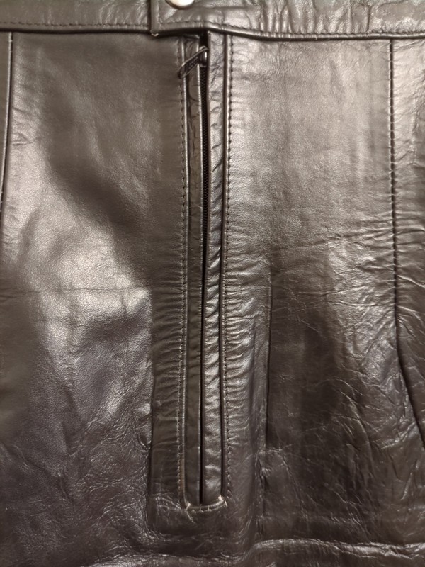 BS USA Leather Skirt 3/4 Mini 24 Inch Waist Length 21.5 Inch gallery