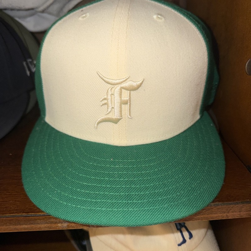 NEW ERA FOG Fear of God 59FIFTY green fitted Hat club 7 1/8