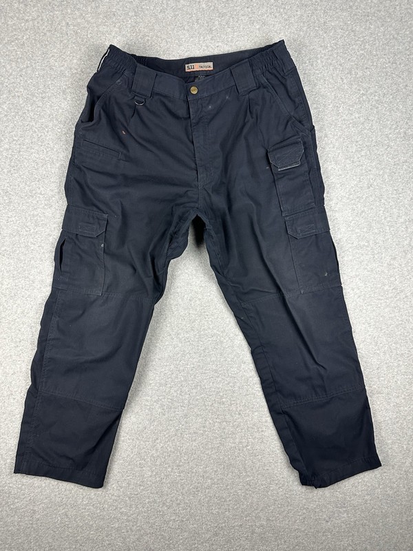 5.11 Tactical Mens Taclite Pro Ripstop Utility Cargo Pants Size 36 Blue Workwear