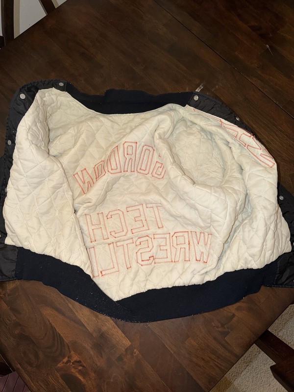 Vintage Varsity Letterman Nylon Bomber Jacket gallery