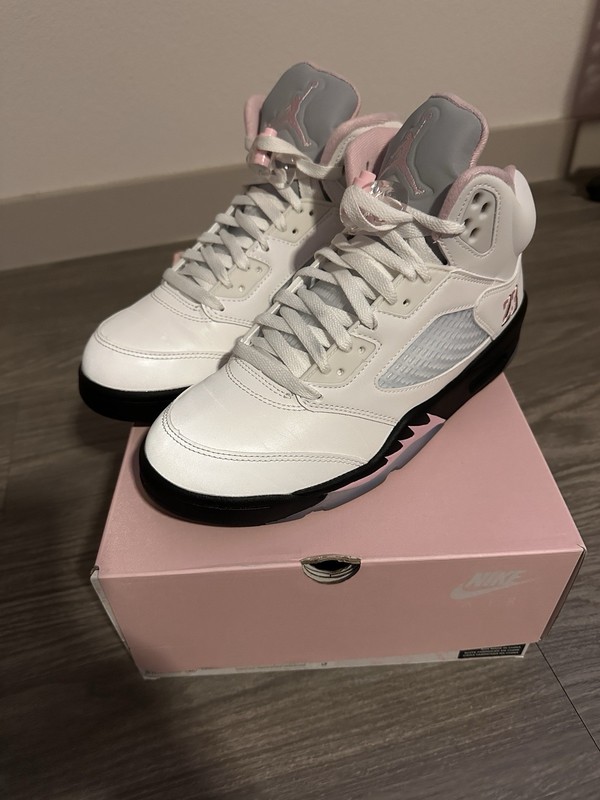Soft Pink Jordan 5 gallery