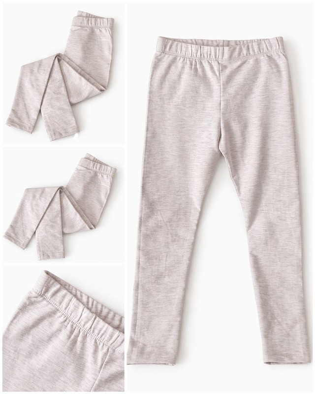 impidimpi girls leggings size 116 gray slightly brushed inside new with tags