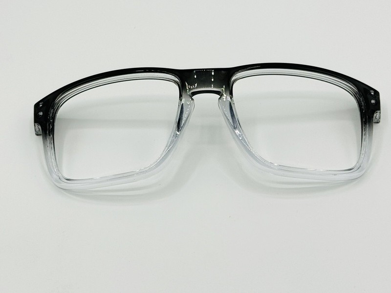 OAKLEY HOLBROOK SUNGLASSES FRONT REPLACEMENT FRAME BLACK CLEAR FADE ORBITALS