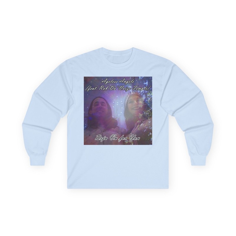 Ultra Cotton Long Sleeve Unisex Tee Ageless Angels Music Deja Vu for You Album