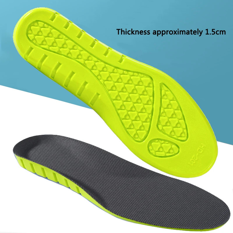 EVA Memory Foam Insoles for Sneakers Comfort Inner Sole Fascitis Plantar Arch Su gallery