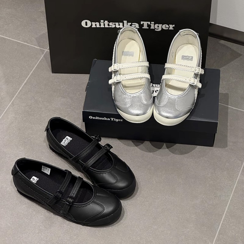2026 Patou x Onitsuka Tiger Mexico 66 Tgrs Mary Jane Ballet Flats 118A2678-001 gallery
