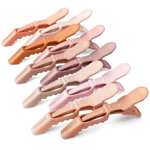 Alligator Clips For Hair Styling 10 Pack – 1 Count (Pack of 10) Neutral