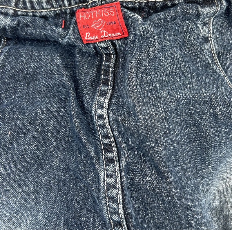 Vintage HOT KISS BASIC DENIM Women's Hippie Low Rise Pants - Size 5 gallery