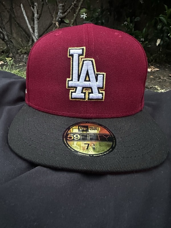 New Era Los Angeles Dodgers 50th Anniversary Fitted Red/Black