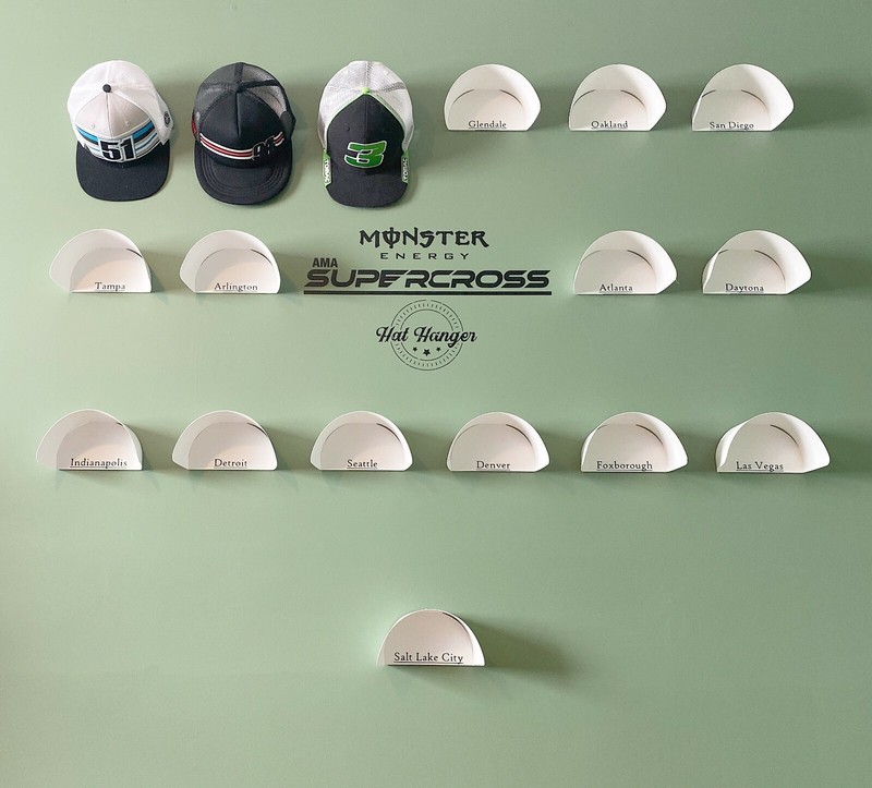 Hat Hanger (5 Pack) - Wall Mount Hat Organizer Holder gallery