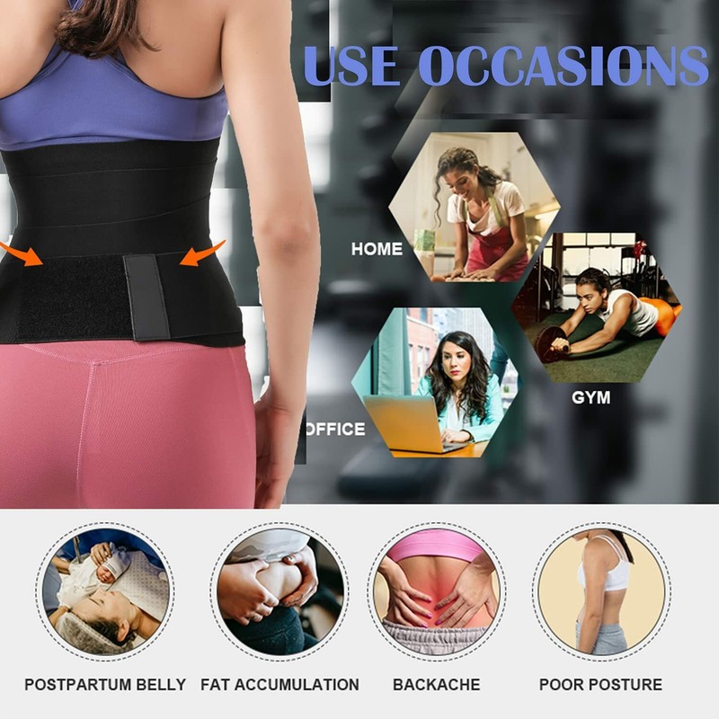 Elastic Waist Trainer Belt Snatch Me Up Bandage Wrap Tummy Slimming Body Shaper gallery