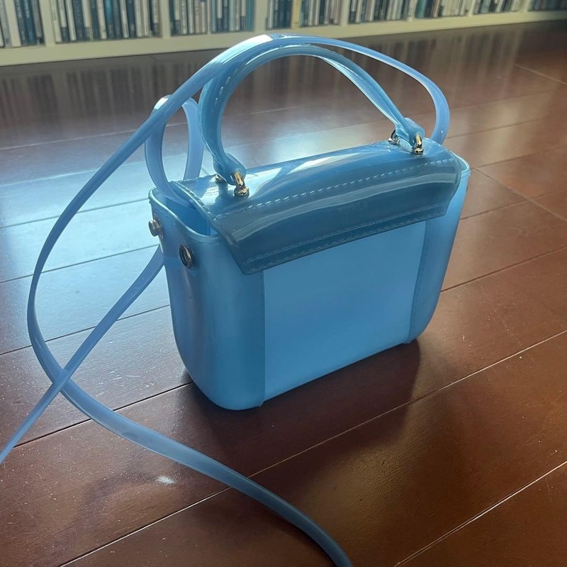FURLA Candy Bag Mini 2Way Jelly PVC Crossbody Handbag Authentic item from Japan gallery