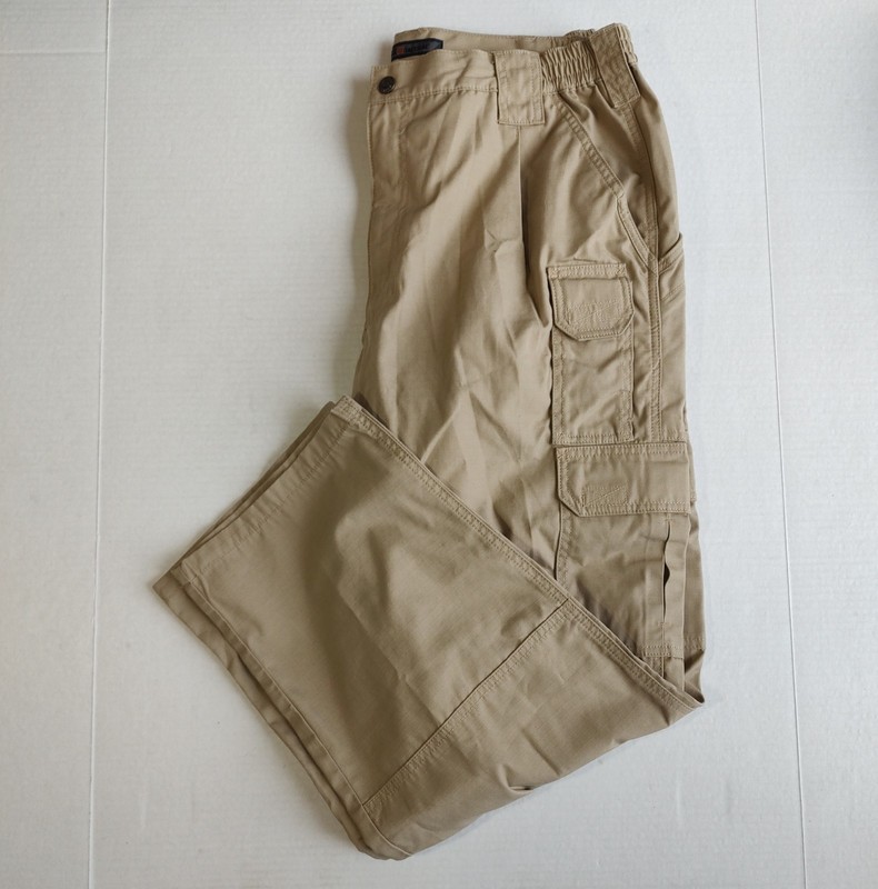 5 11 Tactical Taclite Pro Cargo Pants Mens 34×30 Beige Ripstop Regular Tag 38