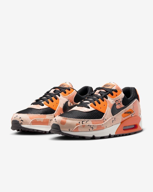 Nike Air Max 90 PRM “Bio Beige/Safety Orange/Phantom” IF1721-201 New [US 6-15]