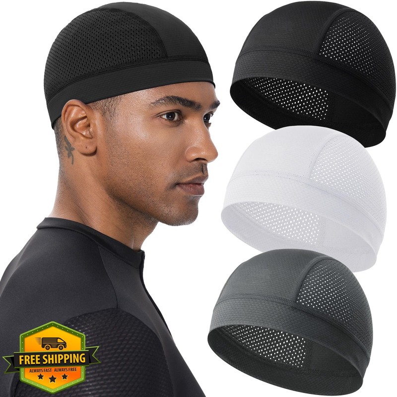 PHILIGHTS 3pcs Helmet Liner Caps