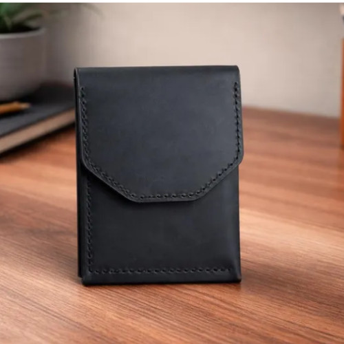Handmade Personalized Leather Wallet for Men – Slim Minimalist Pocket Design