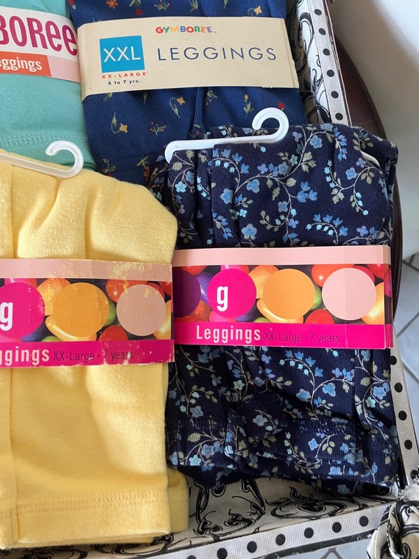 1 Pr Gymboree Nautical Garden Party Wntr Sparkle Azalea Autumn Berries 7 legging